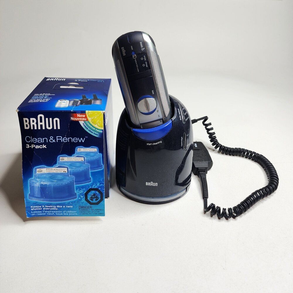 Braun 8985 Rechargeable‎ Electric Shaver Razor with Cleaning Charger Tested